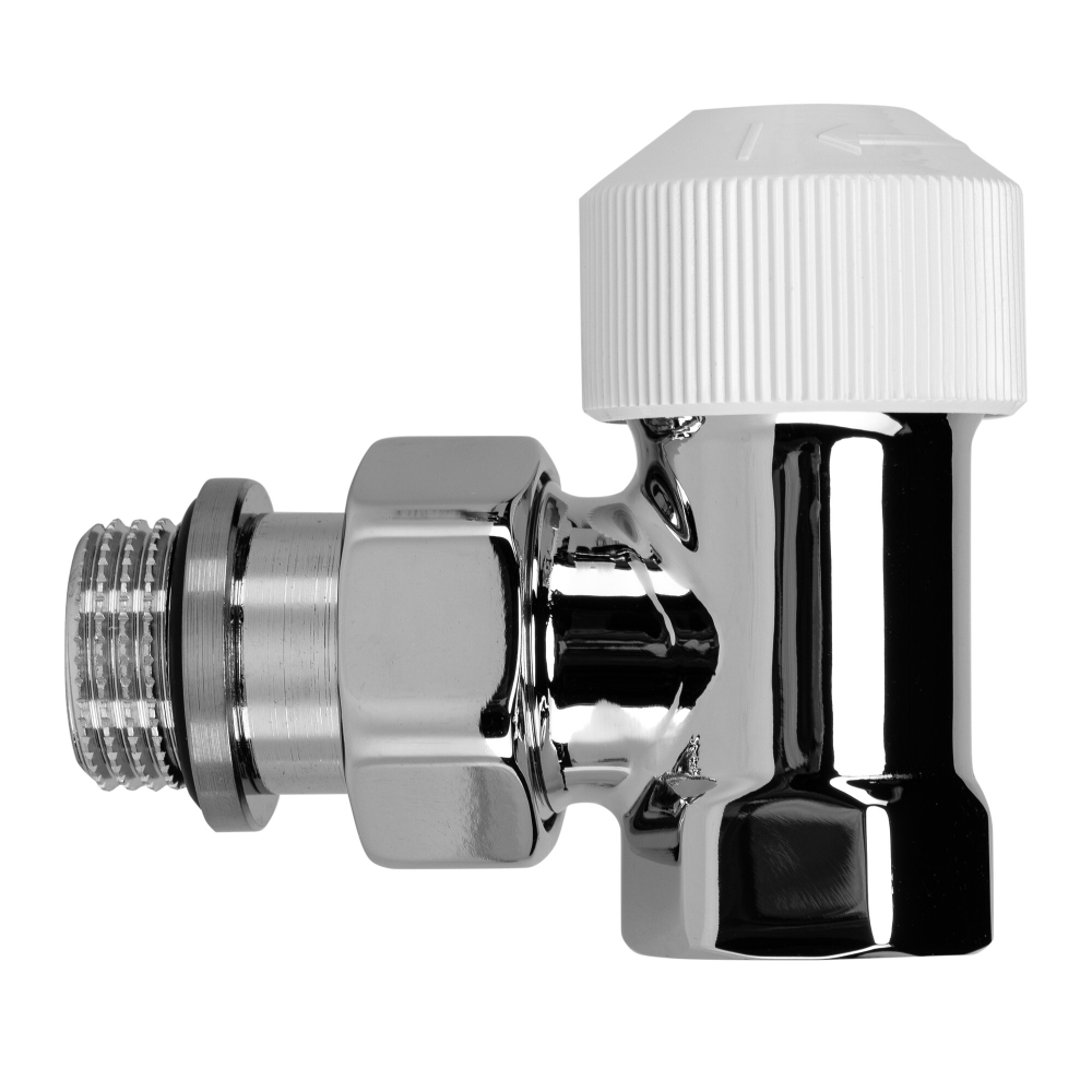 Набор термостатический для радиатора угловой Royal Thermo Design 1/2quot;М30х1,5 (Хром)