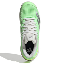 Детские теннисные кроссовки Adidas Courtflash K - pure teal/silver metallic/lucid lemon