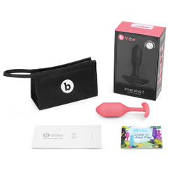 b-Vibe Snug Plug 2 - Анальная пробка для ношения