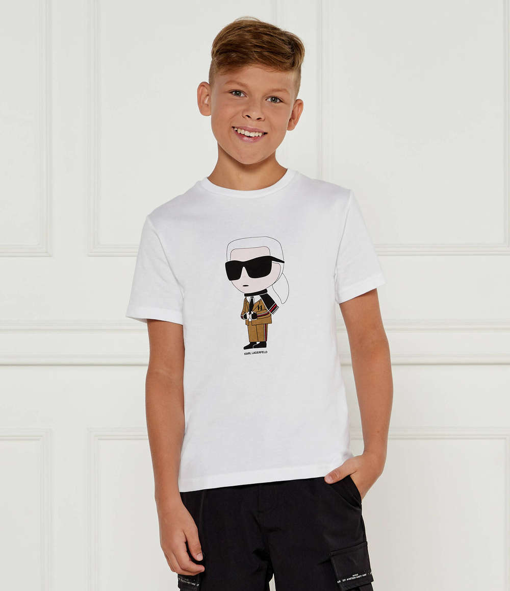 Футболка Karl Lagerfeld Kids - белый(Z30241)