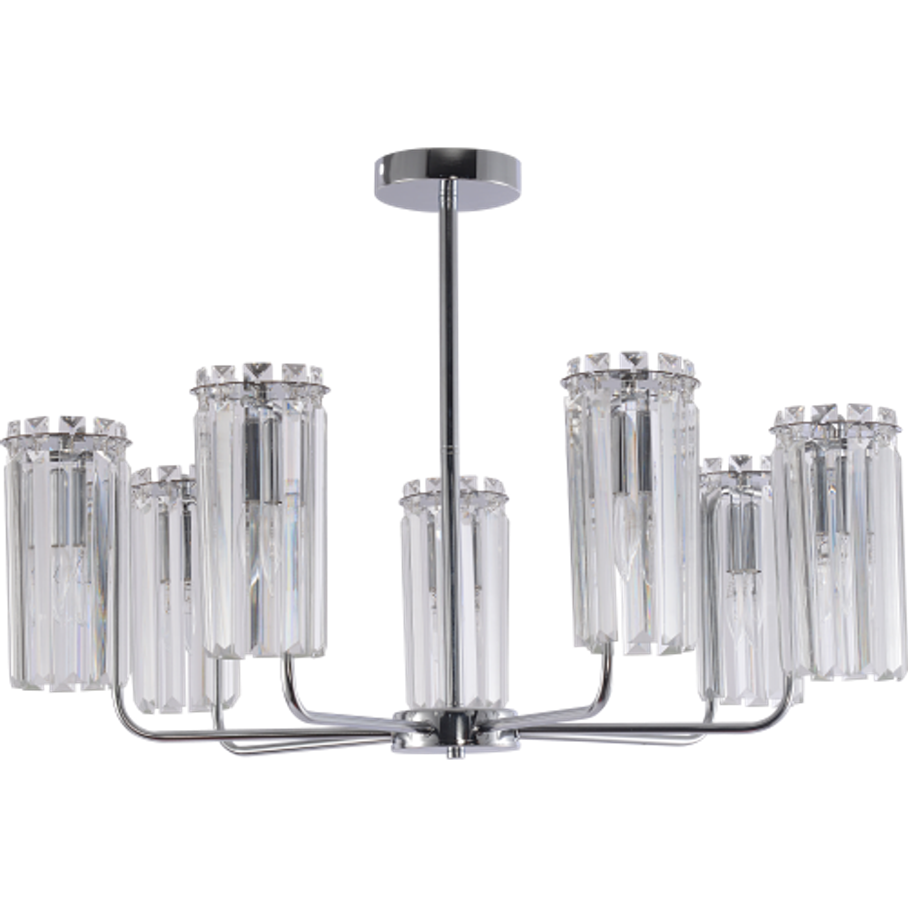 Люстра Rivoli   1063-307 7хЕ14 40 Вт хрусталь