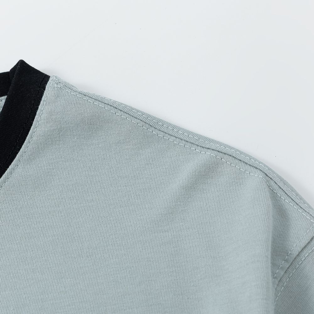 Футболка Ymkashix Hellcome logo серо-синяя