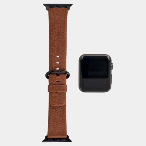 Ремешок для Apple Watch 40/41/42 mm из кожи козы, цвета карамель