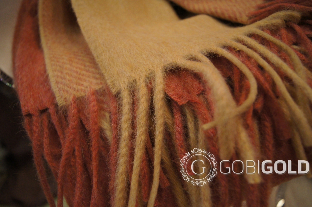 Плед из шерсти Альпаки 170x210 см. - розово-бежевый (арт. AGG001)