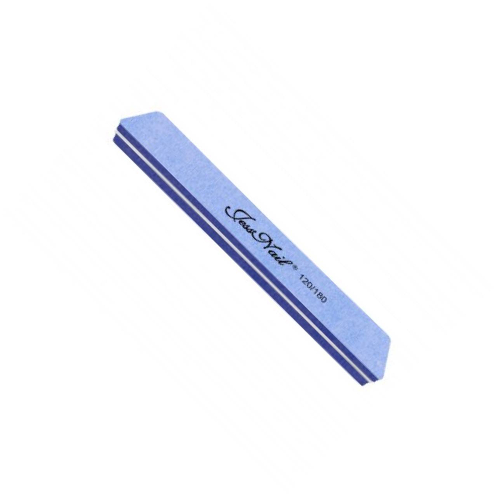 JessNail Шлифовка для ногтей 120/180 Широкая "Синяя"