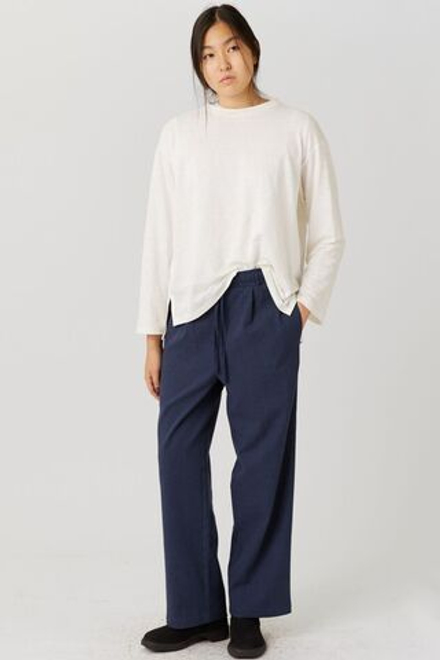 Брюки мужские из синего хлопка