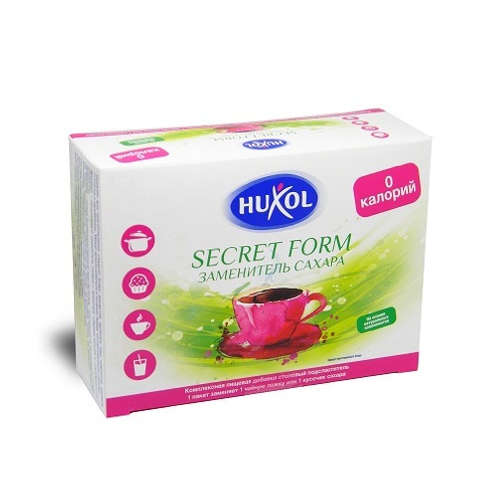 Huxol подсластитель стевия Secret Form, порошок, 40 саше