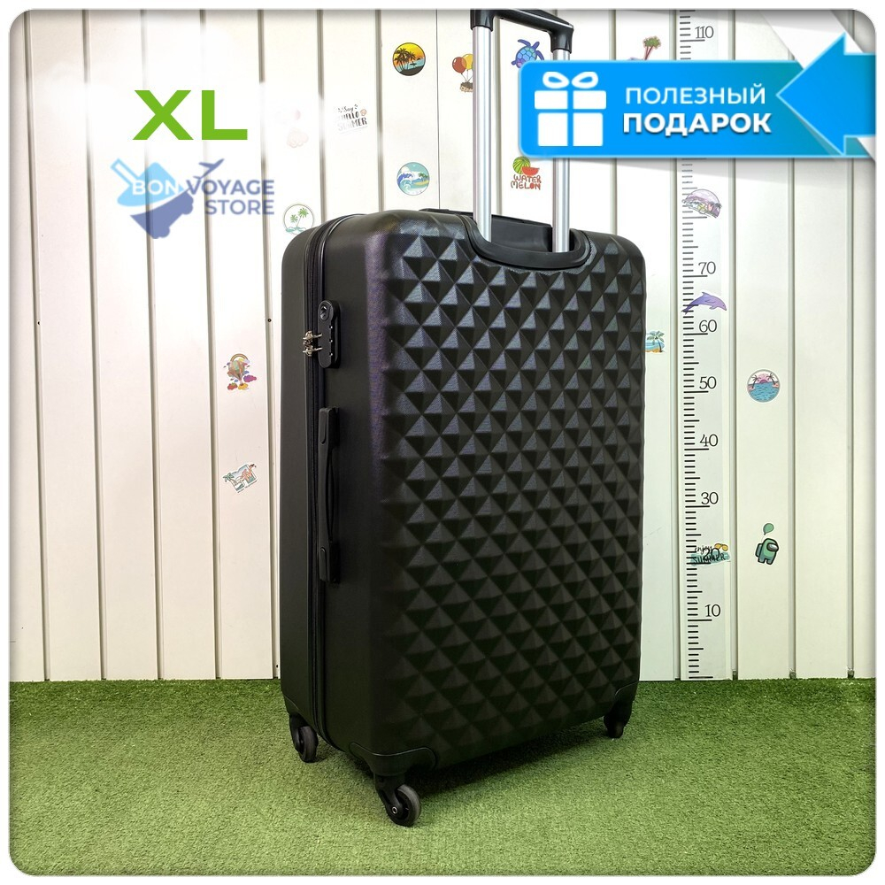 Большой чемодан L'Case Phatthaya, черный