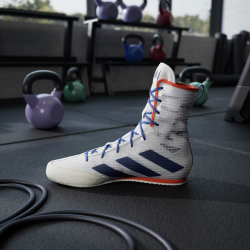 Adidas Высокие кроссовки Box Hog 4, белый/синий