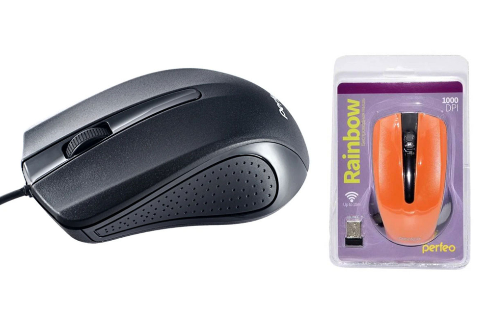 Мышь проводная Perfeo "RAINBOW" PF3439 3 кнопки USB