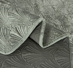 Покрывало 240x260 Sofi De MarkO Розалин изумрудно-зеленое