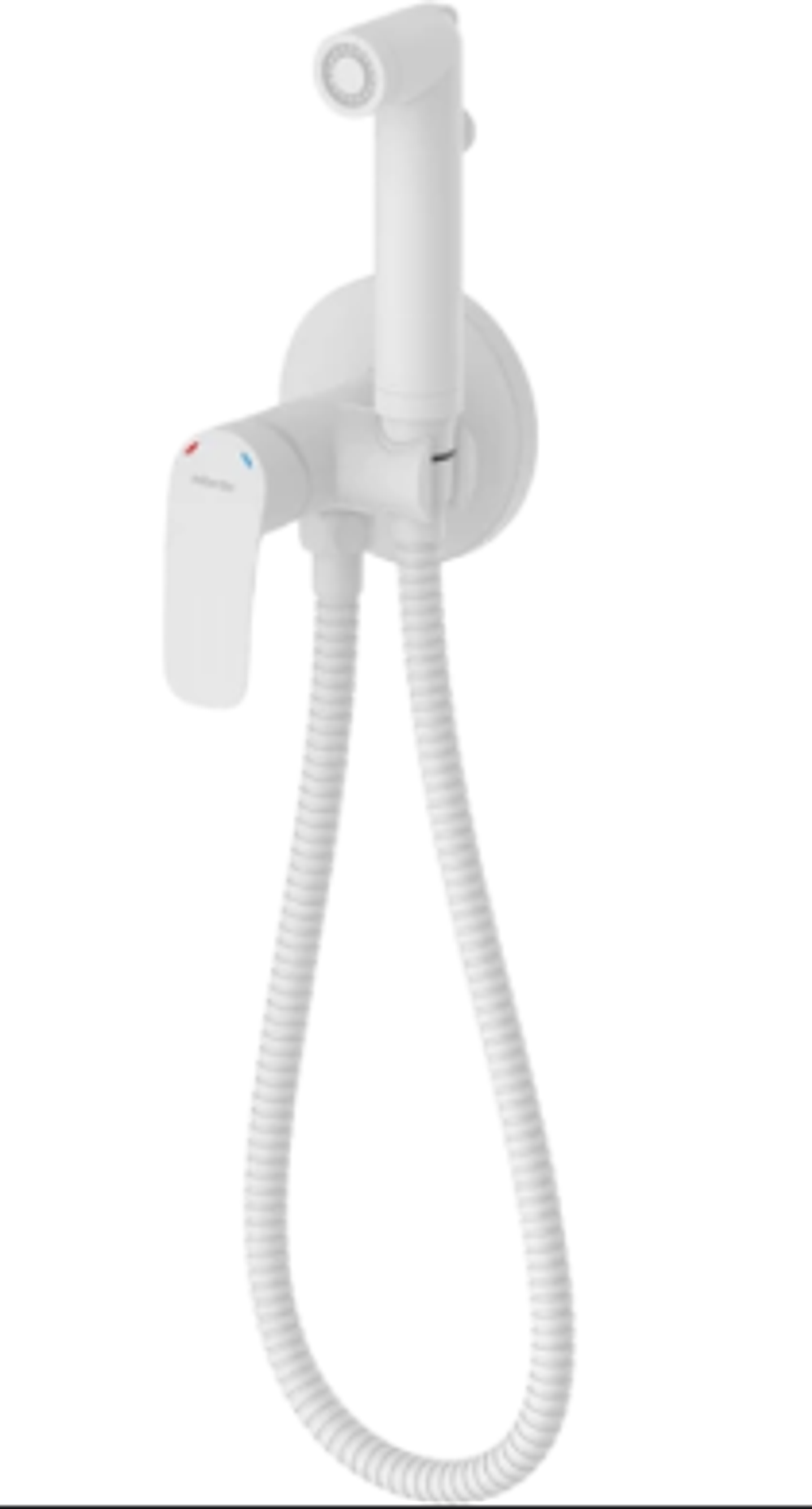 MIL RORA Встраиваемый смеситель с гигиеническим душем  RORWTR0M08 белый