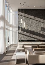 Натуральный камень Сланец черный Pharaon 150x600x10-20 Неоклассик