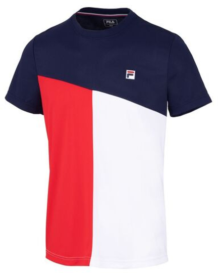Мужская теннисная футболка Fila Christian - разноцветный
