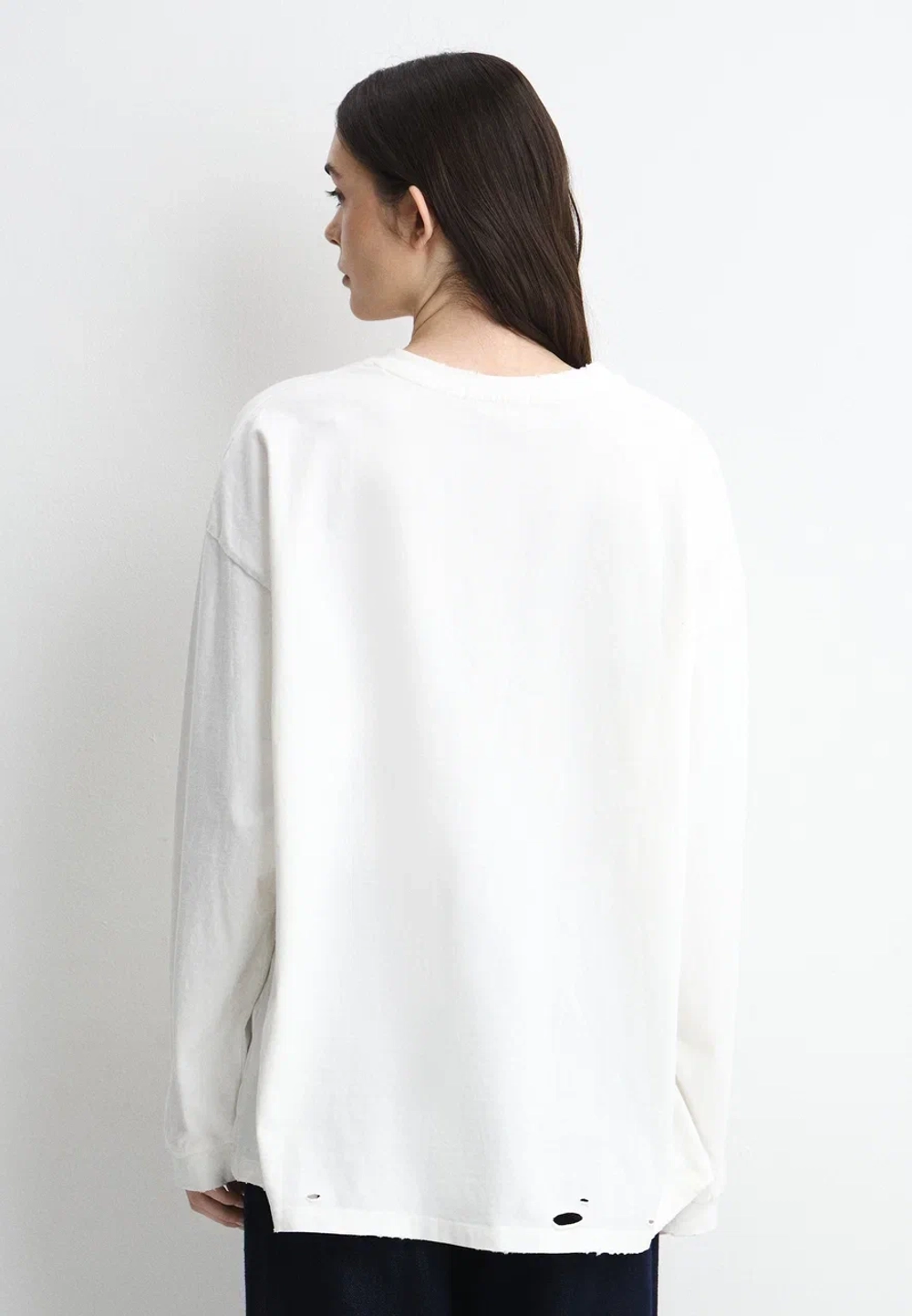 Лонгслив `Основа` цвет экрю