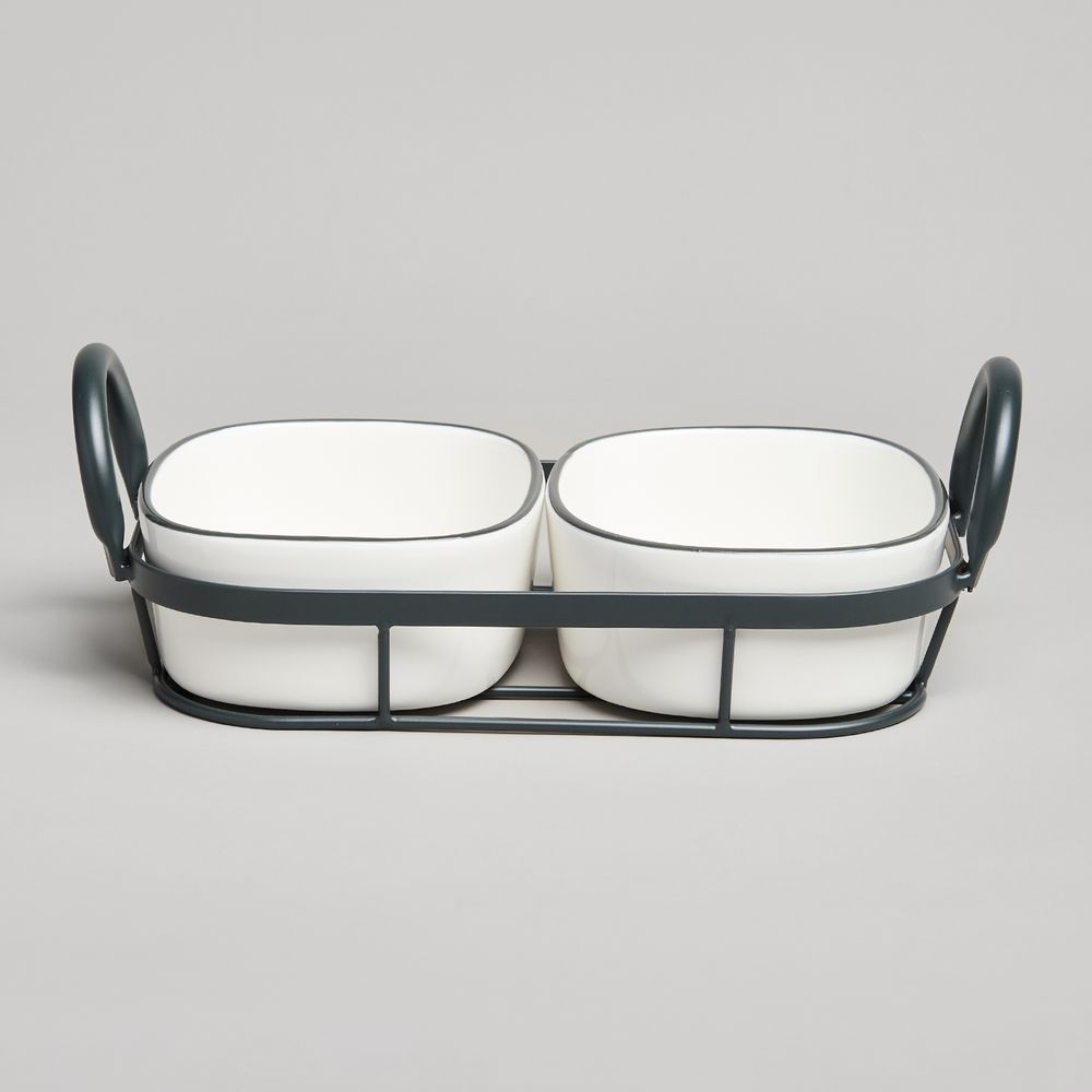 НАБОР ФОРМ НА МЕТАЛ.ПОДСТАВКЕ LEFARD "FAMILY FARM" 2 ШТ. 28,5*16*8,5 CM 500 МЛ