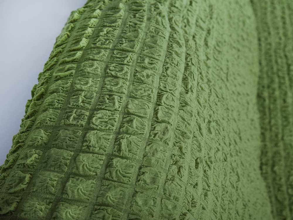 Чехол на трехместный диван без подлокотников Модерн, цвет Зеленый светлый