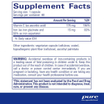 Pure Encapsulations - Iron-C 60 capsules