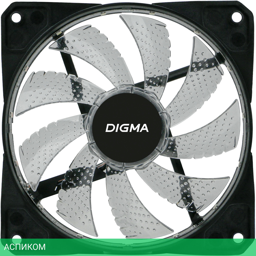 Вентилятор для корпуса Digma DFAN-FRGB2