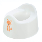 Горшок детский с декором 275х254х170 мм (белый)