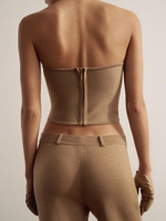 Топ-бандо LEO, бежевый