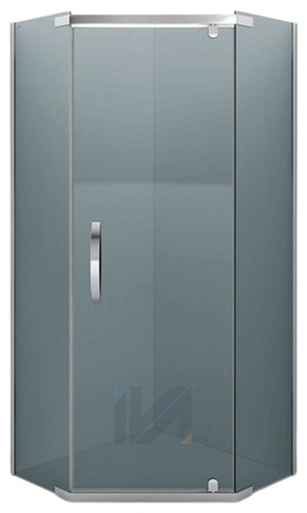 Душевое ограждение IVA E2PS100C 1000*1000*2000 без поддона, прозрачное стекло, 8 мм.