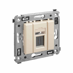 USB 3.0 розетка одинарная в стену, тип А-А, "Avanti", "Ванильная дымка"