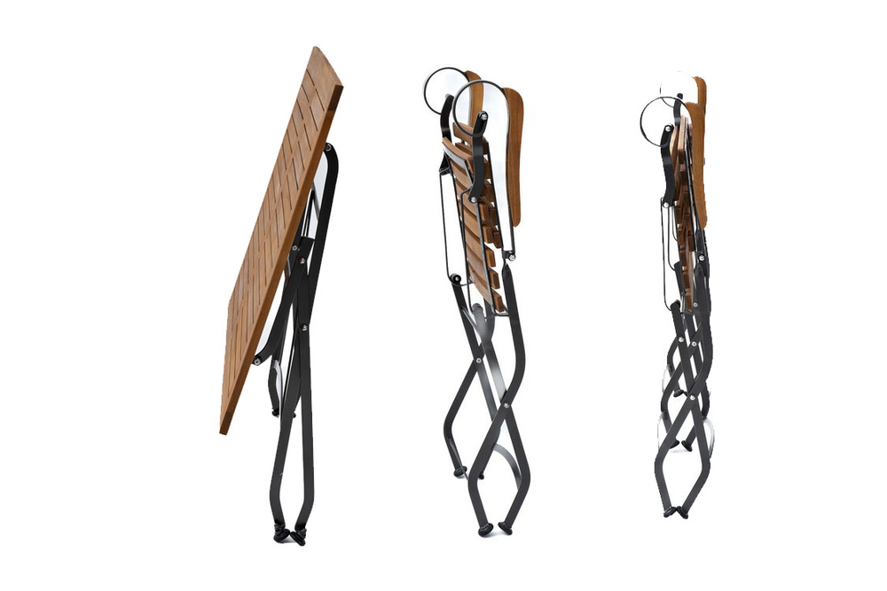 Обеденный комплект Joygarden ЛАТА L со скамьей, коричневый