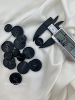 Пуговицы Гучч. на 4 прокола с бежевыми прожилками