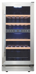 Винный шкаф Cellar Private CP027-2T серебристая дверь