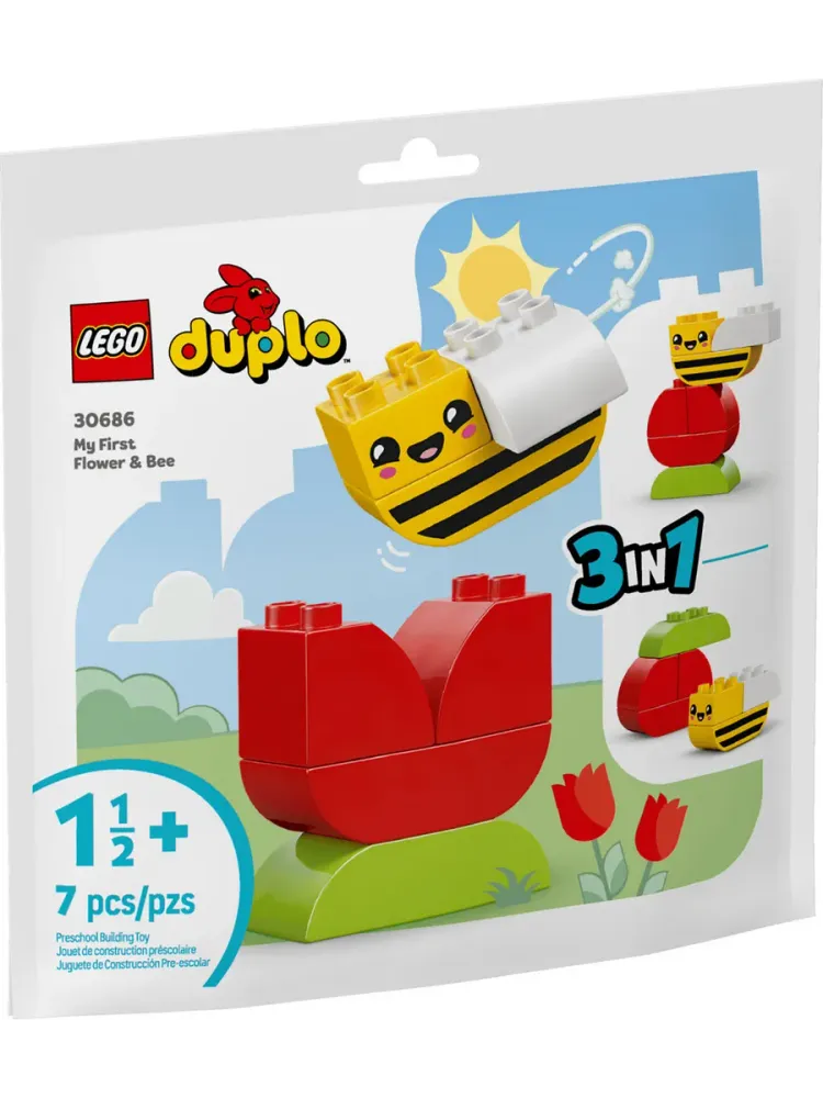Конструктор DUPLO 30686 Мой первый цветок с пчелкой