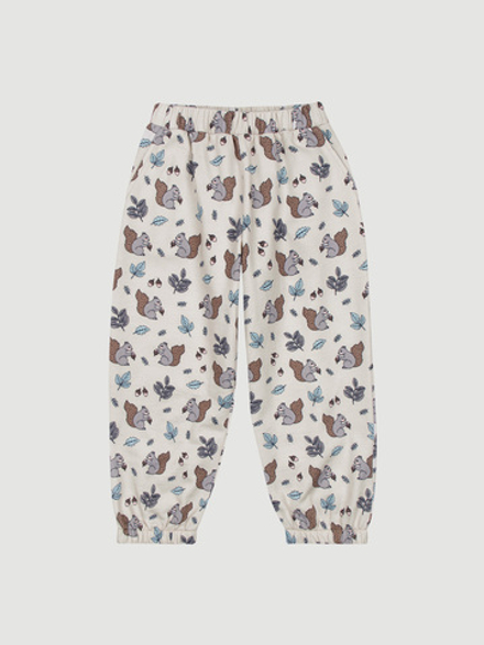 Утеплённые брюки на резинке Mjölk Белочки