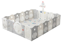 Манеж UNIX Kids SUPREME Space 200x240 Grey