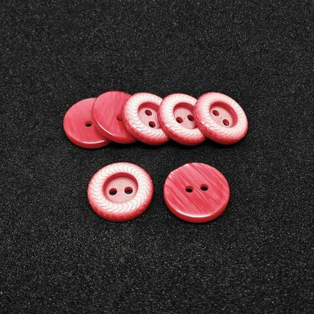 Т36 декор.пришив.элемент 18 мм, цв.красный