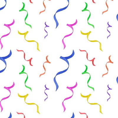 Ленточки акварель