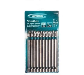 Биты PH2х90, сталь S2 //GROSS 11379