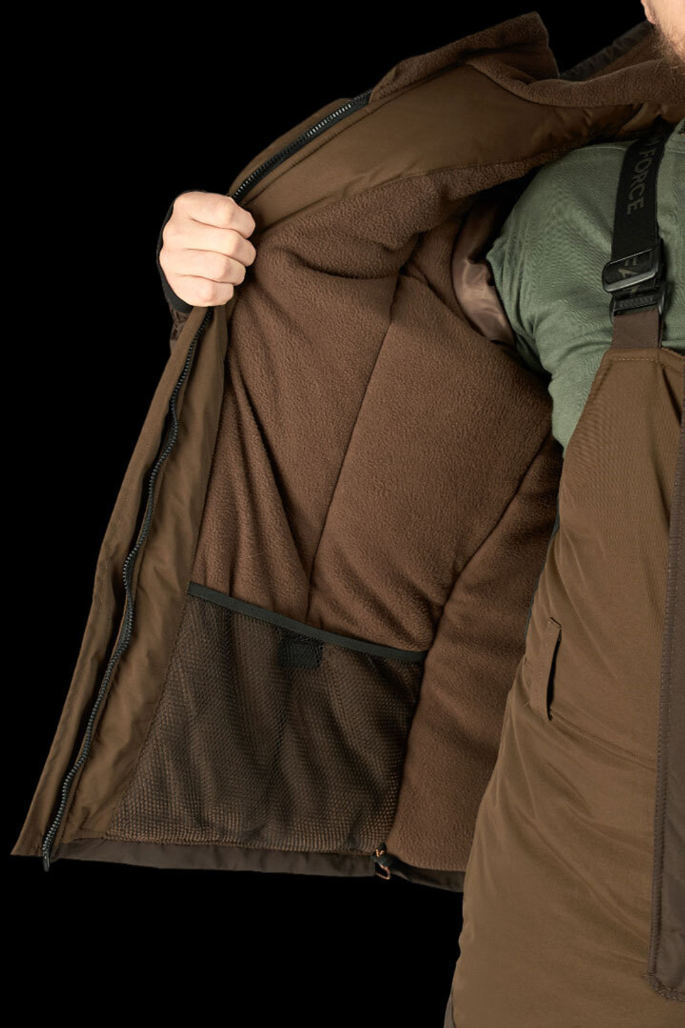 Костюм зимний мужской "NORDPOINT" (TASLAN) L.Brown 21\D.Brown 22