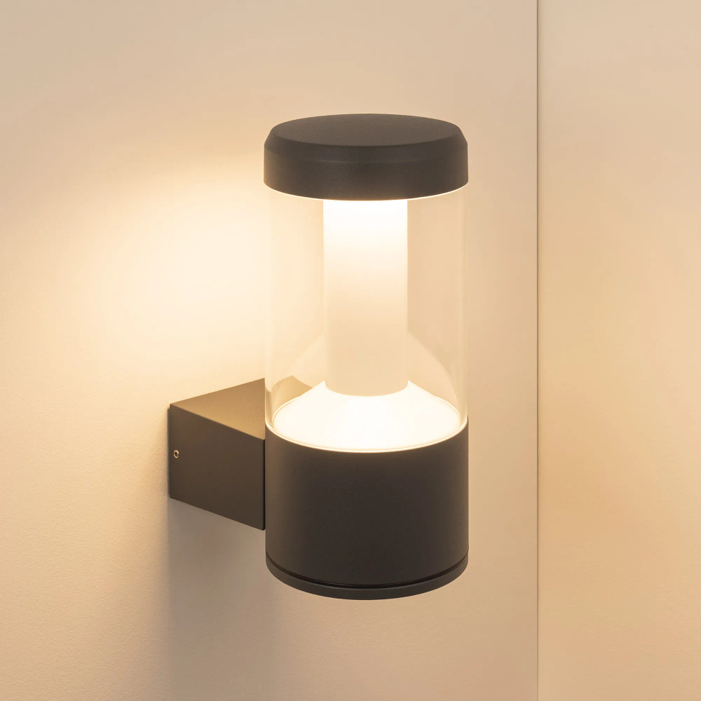 Светильник LGD-STEM-WALL-10W Warm3000 (GR, 185 deg, 230V) (Arlight, IP65 Металл, 3 года) 029985