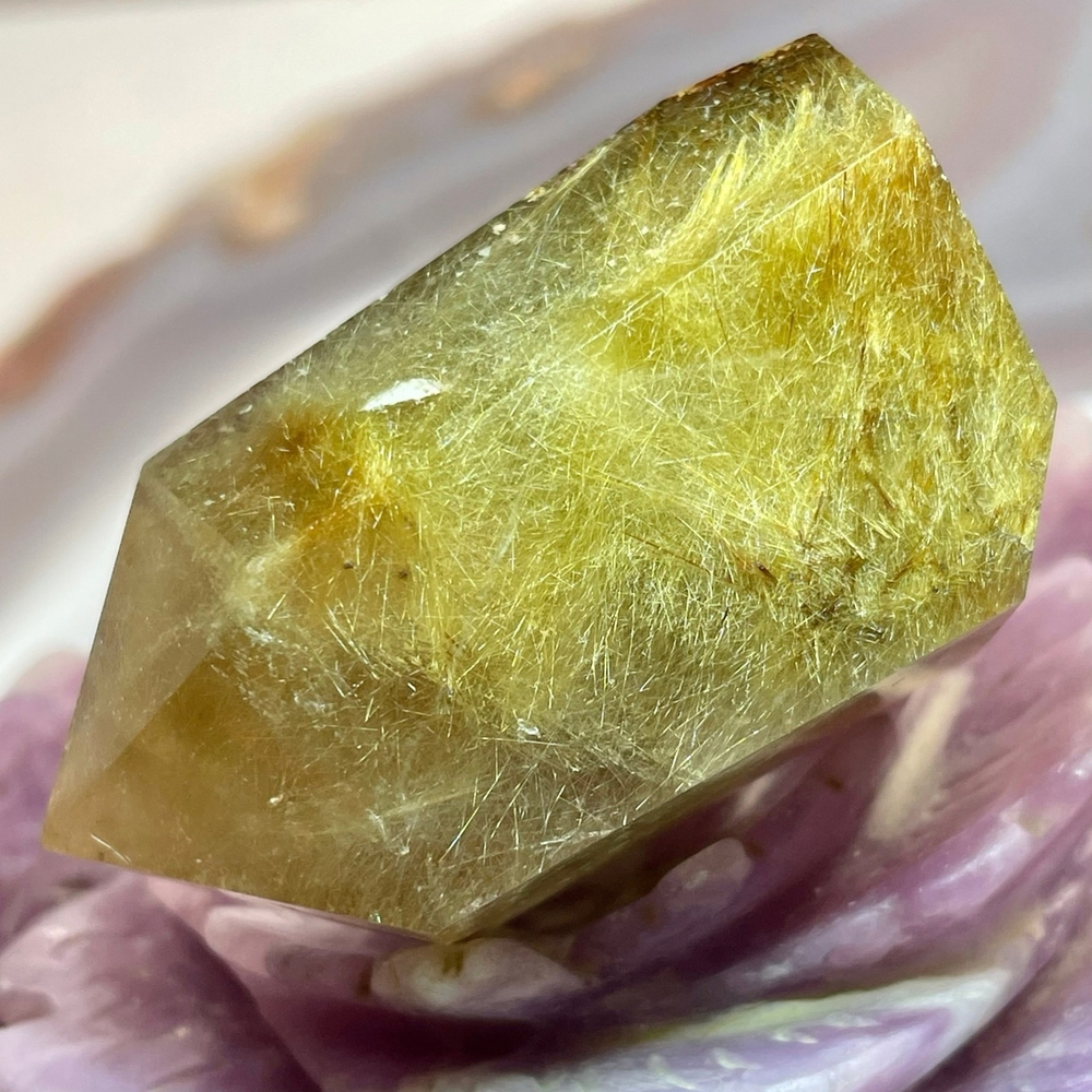 39697 Рутиловый кварц Кристалл 48мм