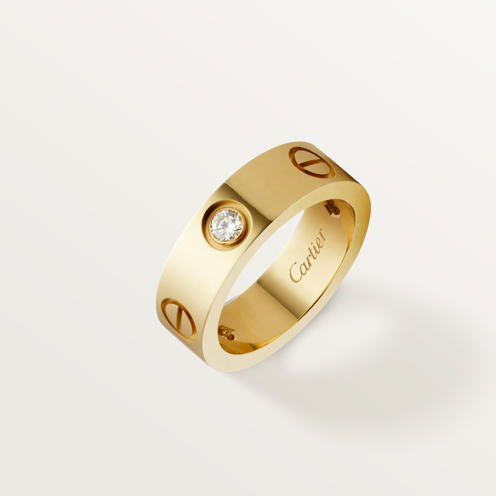 Кольцо Cartier Love с бриллиантами