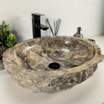 Раковина из оникса Erozy Grey EO-64400 51*42*15 0156