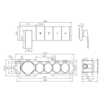 Смеситель для душа Raglo R02.274.03, золотой сатин