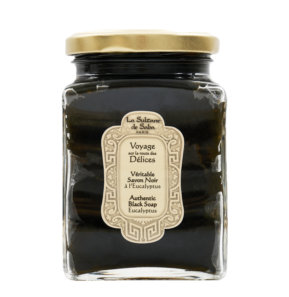 La Sultane de Saba Черное мыло для лица и тела c эвкалиптом