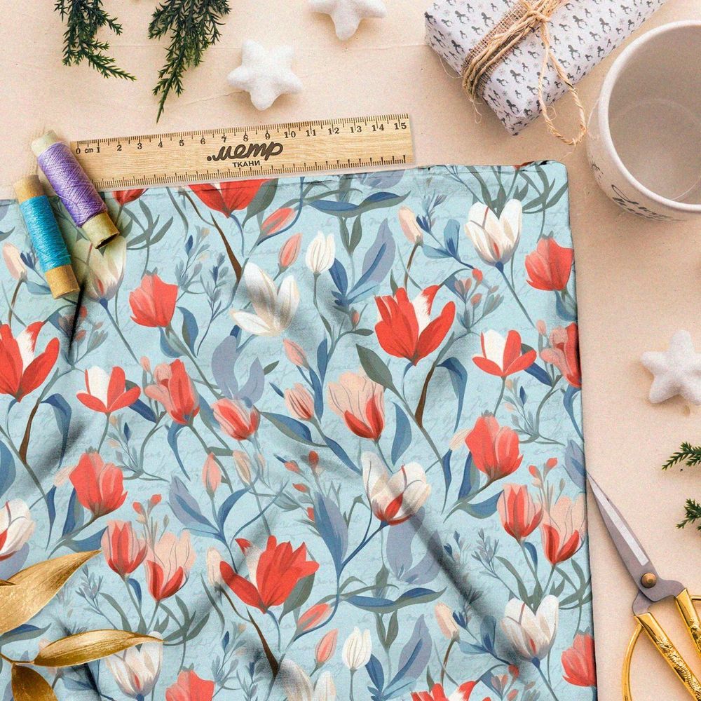 Ткань премиум шифон чудесный стиль