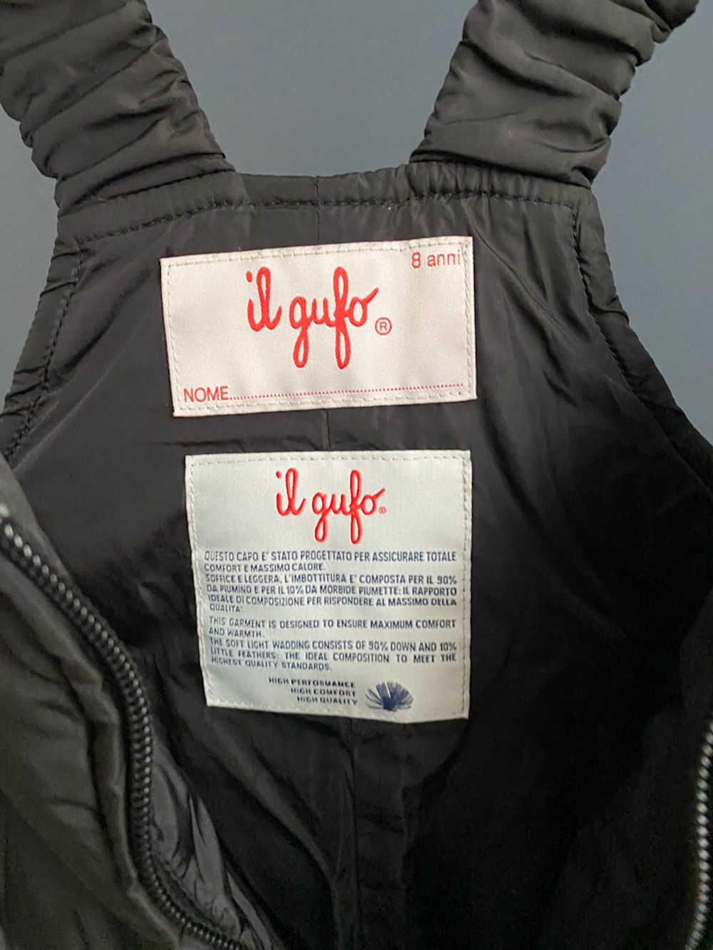 Пуховый полукомбинезон Il Gufo, 128