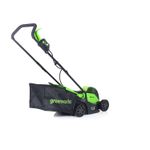 Аккумуляторная газонокосилка Greenworks GD24LM33, 24v, 33 см, (2516107), без АКБ и ЗУ