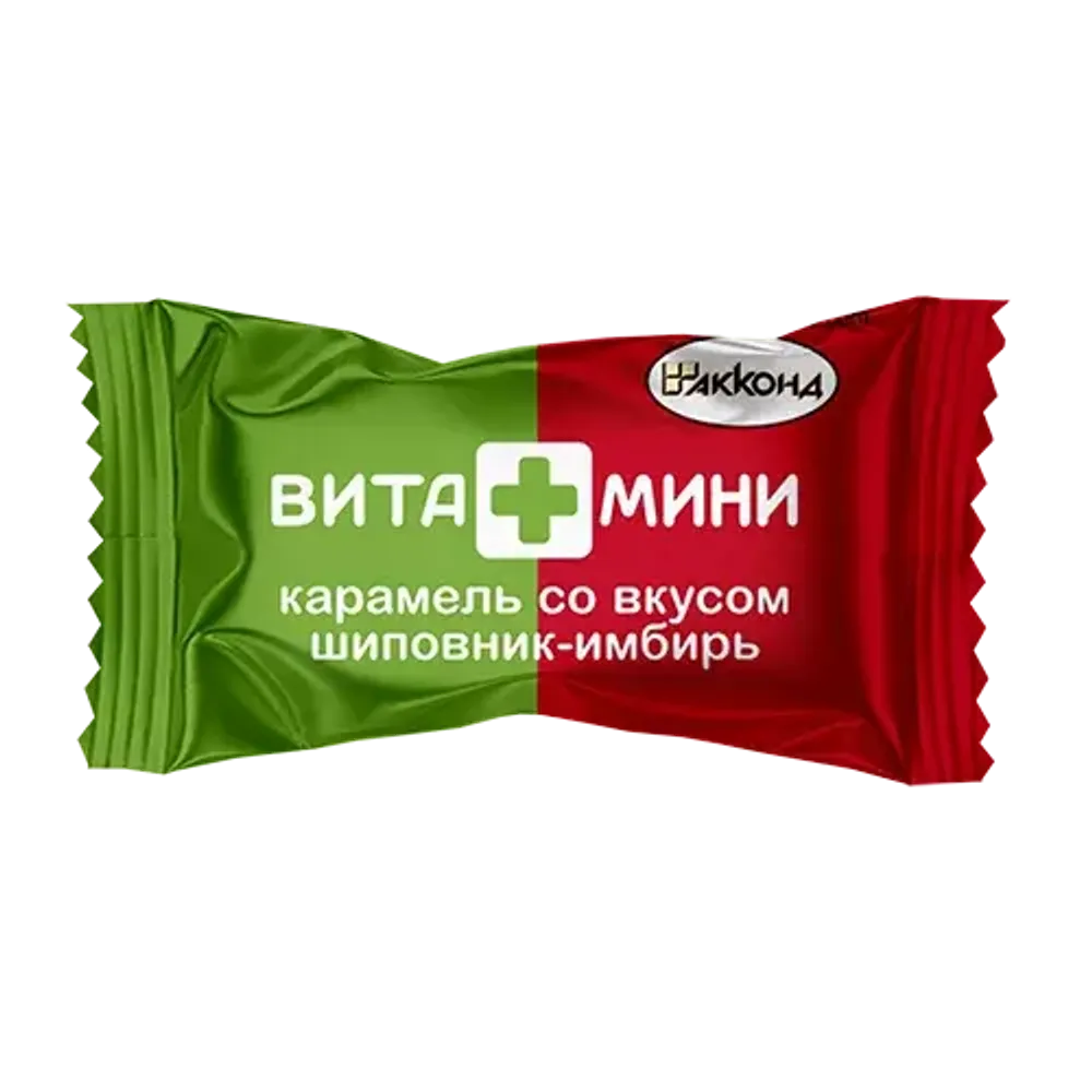 Карамель Вита-мини, шиповник/имбирь, Акконд, 1 кг (весовой товар)