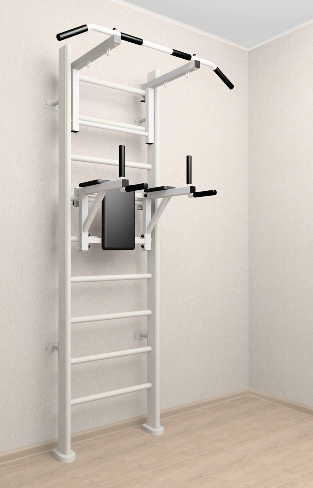 Деревянная шведская стенка Sv Sport 903б (Турник стандарт/Брусья)