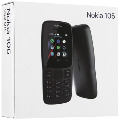 Сотовый телефон Nokia 106 черный