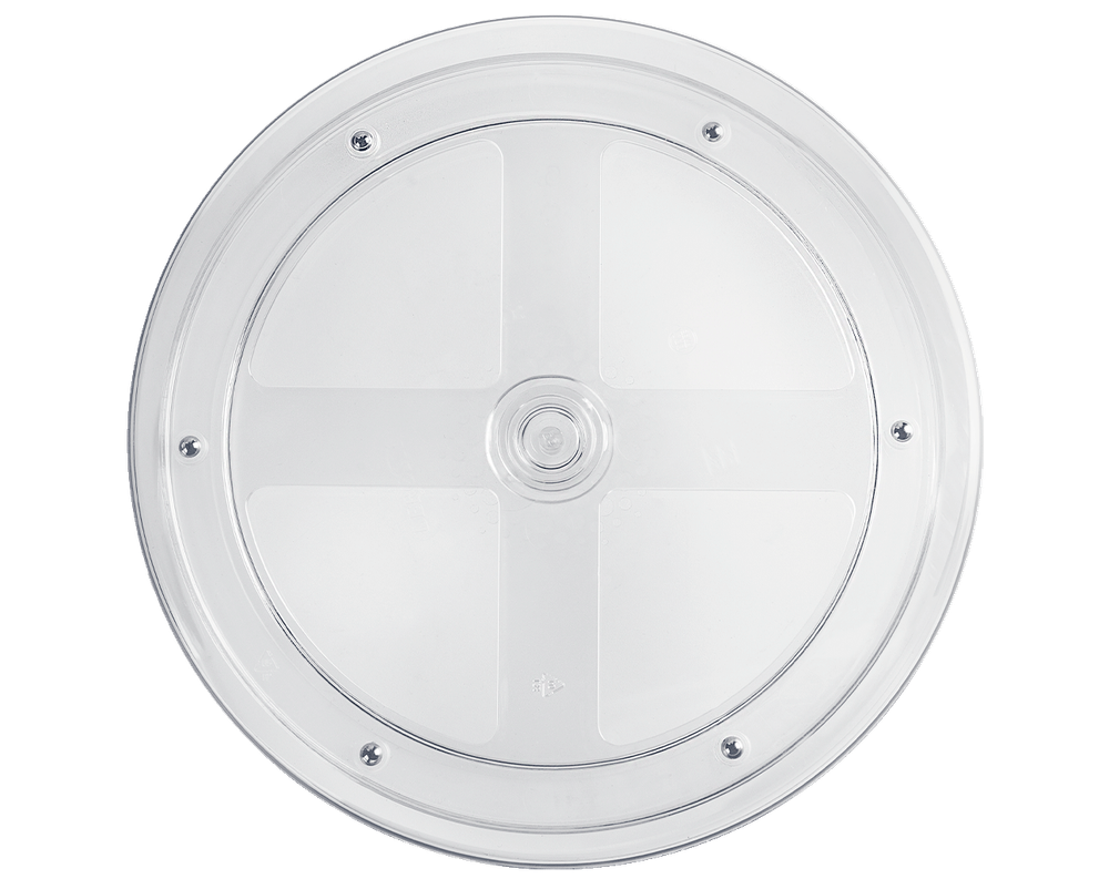 Органайзер круглый Raido, 23х23х9 см, прозрачный